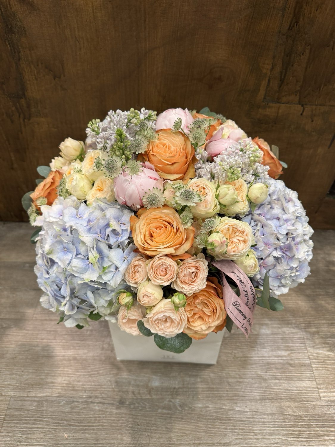 Luxury hand-tied flower arrangement delivered across North London